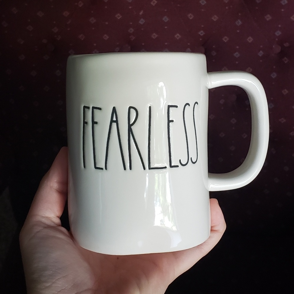 Rae Dunn FEARLESS Mug